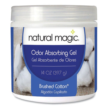 Natural Magic® Odor Absorbing Gel, Brushed Cotton, 14 Oz Jar freeshipping - TVN Wholesale